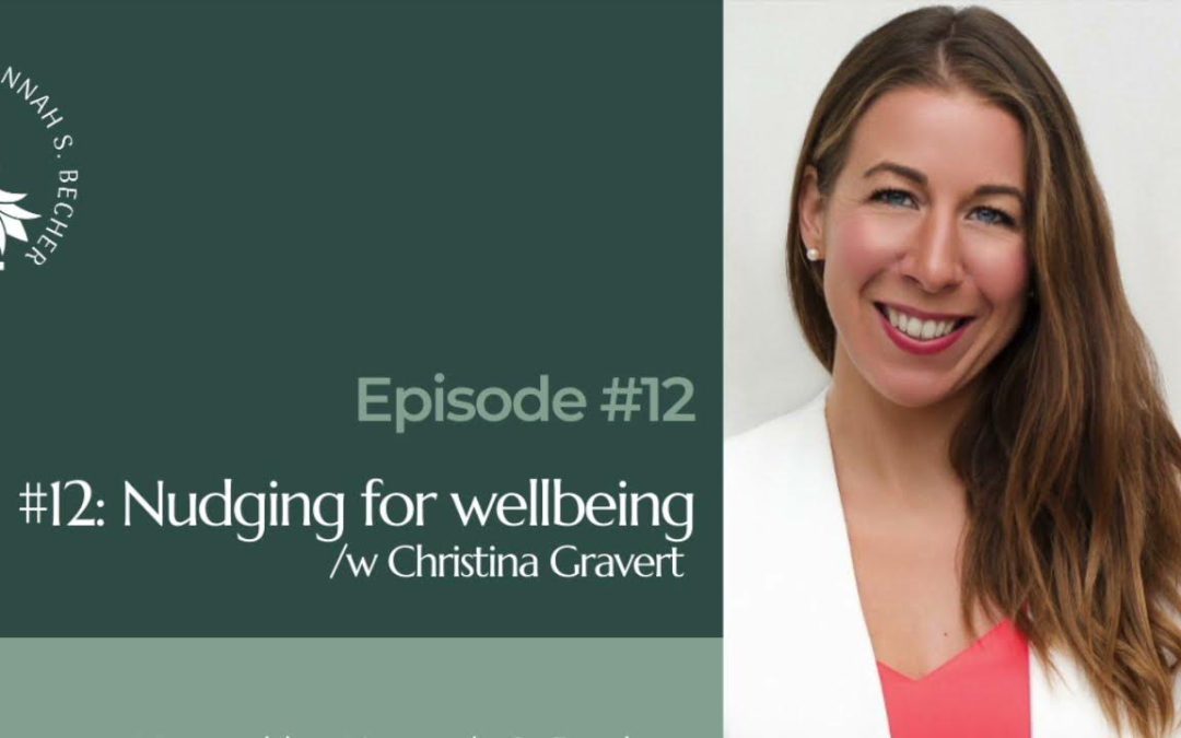 Nudging for wellbeing